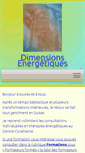 Mobile Screenshot of dimensions-energetiques.com